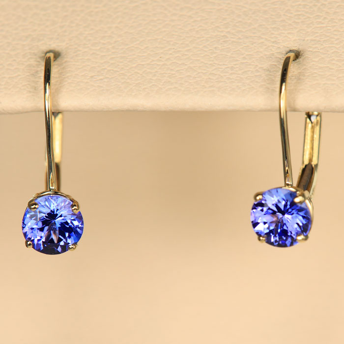 14k Gold Alexandrite Earrings, June Birthstone Earrings - JaneysJewels